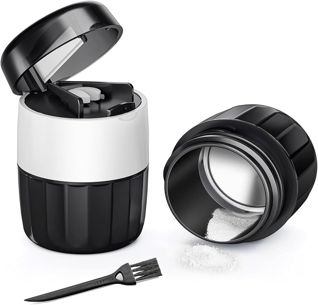 DEPAD 3-in-1 Pill Crusher and Pill Cutter, Pills Crusher Fine Powder with Stainless Steel Grinding Head, Pil Grinder with Storage for Tablets, Cutter Splitter for Small and Tiny Pills