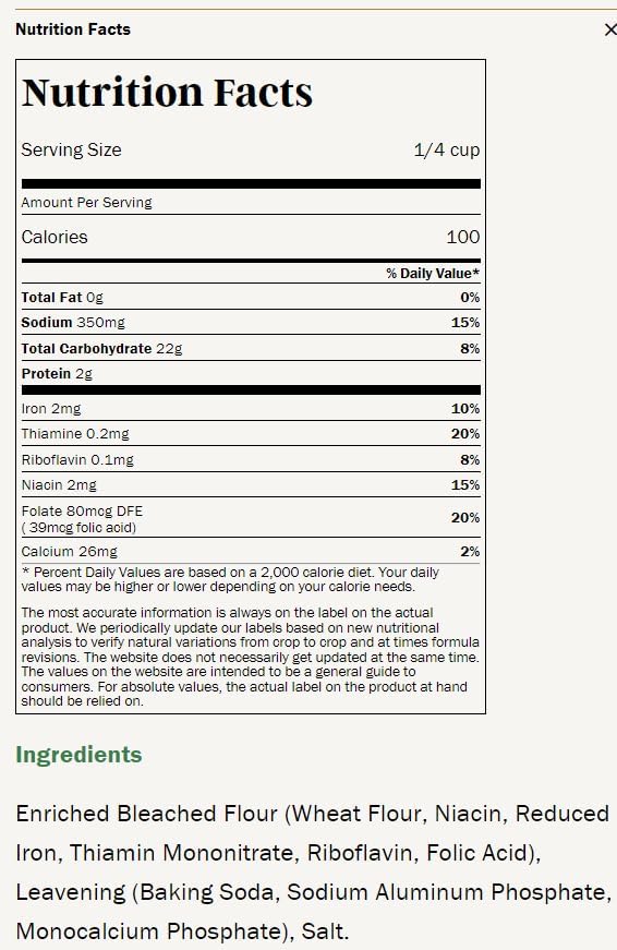 White Lily Enriched Bleached Self Rising Flour, 80 oz