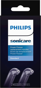 Philips Sonicare Power Flosser Standard Tips (F1), 2pk, White HX3042/00