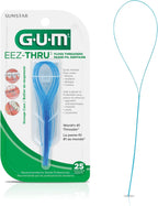 GUM EEZ-Thru Floss Threaders, Dental Flossers for Braces, Bridges, & Implants