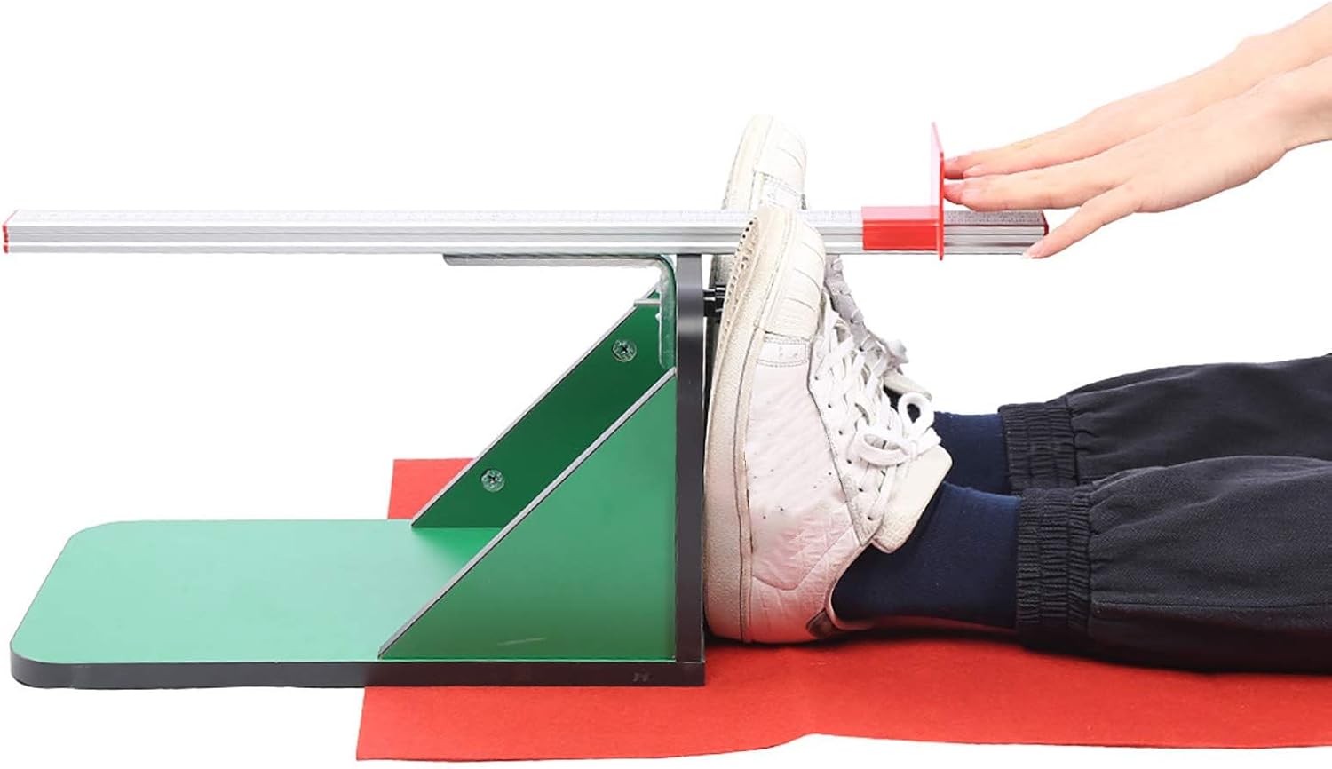 JEOZBM Flexibility Tester, Ligament Tester, Sit Flexibility Assessment Tester with Aluminum Alloy Scale
