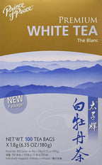 Prince of Peace Organic White Tea - 100 Tea Bags, 2 pack