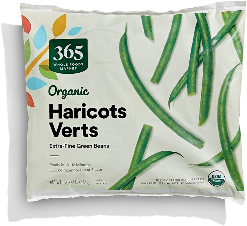 365 by Whole Foods Market, Organic Haricots Verts, 16 Ounce, (Frozen)