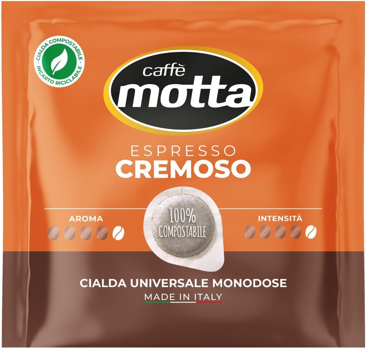 Caffe Motta Espresso ESE Pods 150 Pods - Made in Italy (150 pods)
