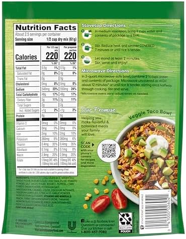 Knorr Rice Sides Taco Rice For a Tasty Rice Side Dish 5.4 oz