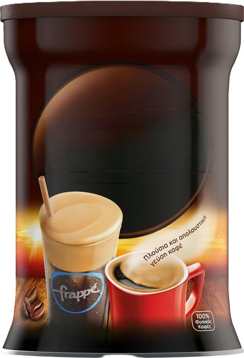 Greek Frappe Classic Instant Coffee, Robusta Blend, 200g (7.05 oz)