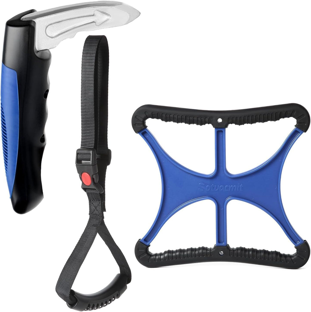 3-in-1 Mobility Independence Kit: Car Door Handle for Elderly, Car Handle Assist Support, Portable Liberty Lift Assist, Auto Grab Bar Cane Support Aid Help Seniors and Handicap Get Out of Vehicle