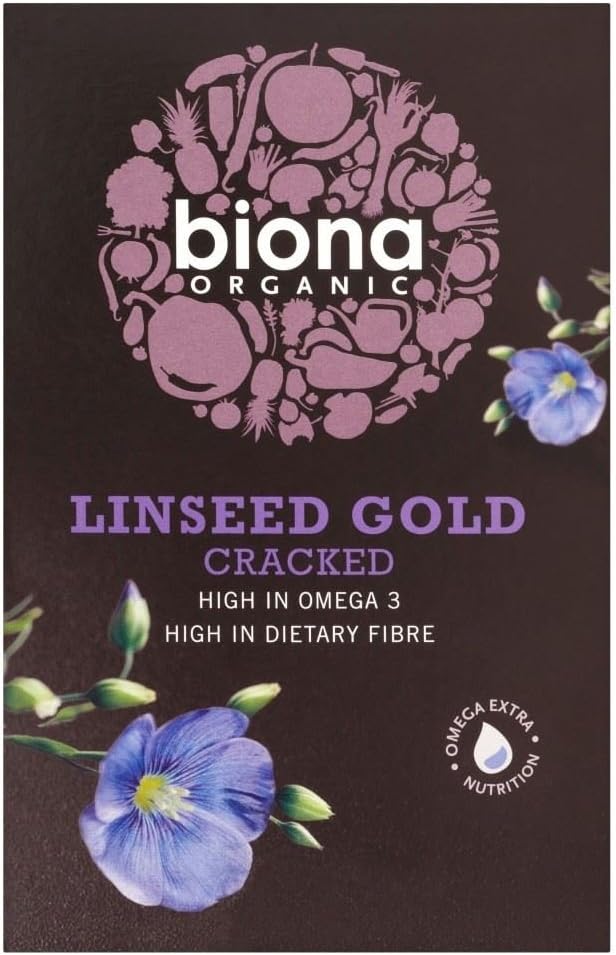 Biona Organic Cracked Linseed Gold (500g) - Pack of 6