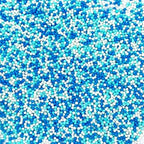 Sentovac Blue and White Nonpareils Sprinkles Edible 2mm Mini Peals Sprinkle for Cake Decorating Sugar Candy Cookie Cupcake Topper Baking Decorations Halloween Christmas Baby Shower Supplies