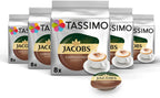 Tassimo Jacobs Cappuccino, Rainforest Alliance Certified, Pack of 5, 5 x 16 T-Discs (8 Servings)