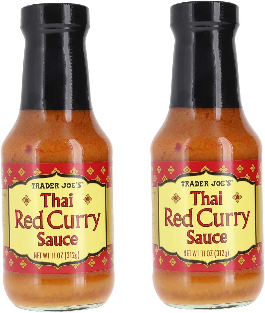 Trader Joe's Thai Red Curry Sauce Bundle (2 Pack)