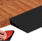 Threshold Ramps for Doorways, Floor Transition Strip Self-Adhesive, Ramps for Wheelchairs for Home, Waterproof Vinyl Gap Cover for Wood Tile Flooring