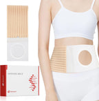 DERAYMI Colostomy Ostomy Belt, Stoma Hernia Support Belts for Men Women Abdominal Post Operative Care -Helping Fix Stoma Bag in Place Size (XL)