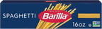 Barilla Spaghetti Pasta, 16 oz. Box - Non-GMO, Made with Durum Wheat Semolina - Kosher Certified
