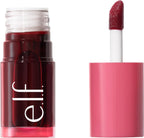 e.l.f. Sheer For It Blush Tint, Multi-Use, Long-Lasting Lip & Cheek Makeup, Creates A Natural Flush Finish, Vegan & Cruelty-Free, Left On Red