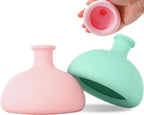 Chest Percussion Cup Baby - 2PCS - Baby Back Massage Cup,Silicone Burp Clapper for Newborn Milk Feeding