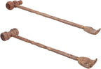 MAGICLULU Wooden Dual-use Massage Hammer 2pcs Set, Handheld Back Scraper and Body Massager for Muscle Relaxation and Stress Relief, Suitable for Neck, Shoulder, and Full Body Use