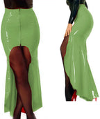 Mermaid Skirt Women Front Short and Back Long Skirst