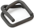 Phosphate Cord Strapping Buckles 3/4", Pack of 500 - Heavy-Duty Metal Buckles with Phosphate Coating for Woven Cord Strapping - Reusable Metal Buckle for Strapping - SKU BP-34-500 by IDL Packaging