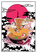 Teegarb Novelty Udon Noodle Nigiri Nachos Japanese Foods Enthusiast Hilarious Hot Broth