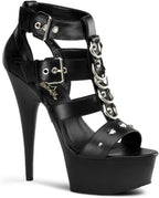 Pleaser Women's Delight-658/Bpu/M Platform Sandal
