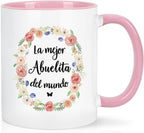 Cabtnca Abuelita Mothers Day Gifts, La Mejor Abuelita Del Mundo Mug, Gifts for Grandma In Spanish, Abuela Gifts In Spanish, Regalos Para Abuelita, Abuela Christmas Gift, 11Oz