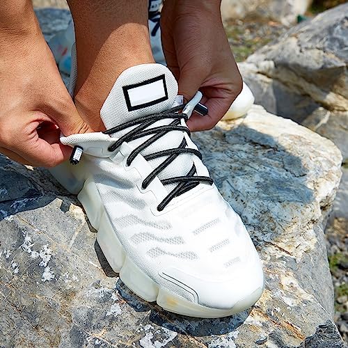 anan520 2 Pairs Elastic Shoelaces - Elastic No Tie Shoe Laces For Adults,Kids,Elderly