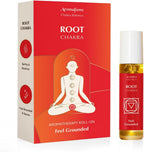 Root Chakra Essential Oil Roll-On Blend by Aromafume | 10ml/0.33 fl oz | Muladhara | Aromatherapy Oils for Chakra Balance | Patchouli Extracts | Chakra Incense for Meditation, Yoga, Reiki