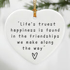Friend Letterbox Gift, Friend Gifts | Appreciation, Inspirational & Thank You Friendship Gift, Friend’s Present Keepsake | Farewell Gifts, Christmas Ornament for Friends, Coworkers