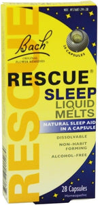 Bach Rescue Sleep Liquid Melts, Dissolvable Capsules 28 ea (Pack of 6)