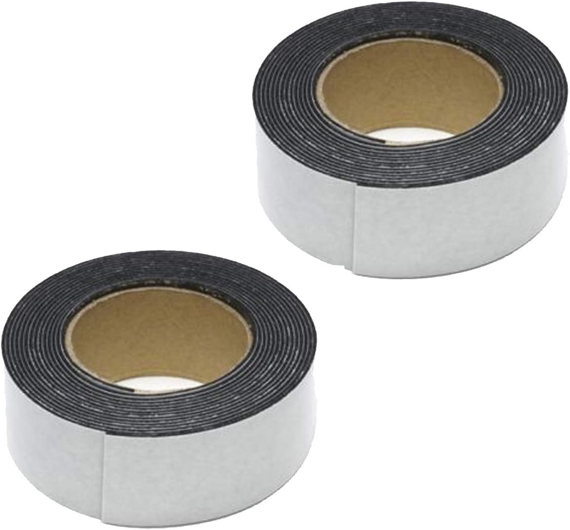 2Pack ShareGoo 20mm x 2m Heat-Resistant Double Sided Tape Receiver Servo Fixing Tape for RC Cars Buggy Truck Quadcopters,Black