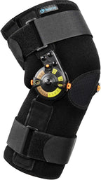 Nvorliy Hinged ROM Knee Brace with Side Stabilizers & Locking Dials, Post Op Knee Immobilizer for Arthritis, ACL, MCL, PCL, Meniscus Tear, Injurie/Knee Pain, Medical Orthopedic Support (Regular)