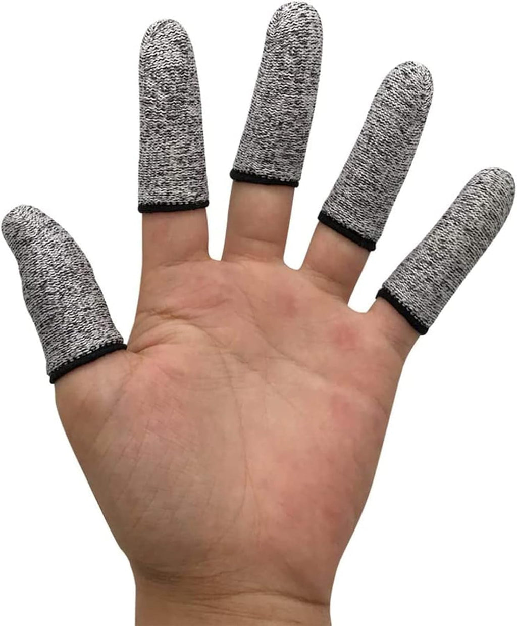 40 PCS Finger Cots Cut Resistant Protector, Finger Covers for Cuts, Gloves Life Extender, Cut Resistant Finger Protectors for Kitchen, Work, Sculpture, Anti-Slip, Reusable