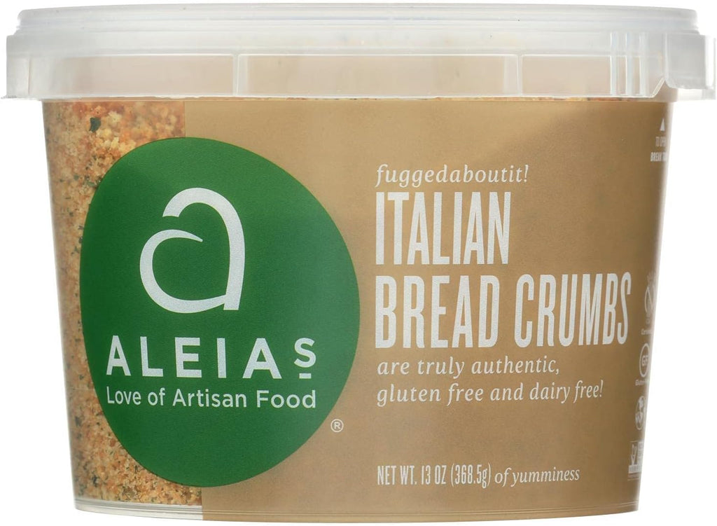 Aleias Gluten-Free Italian Bread Crumb, 13 Ounce -- 12 per case.