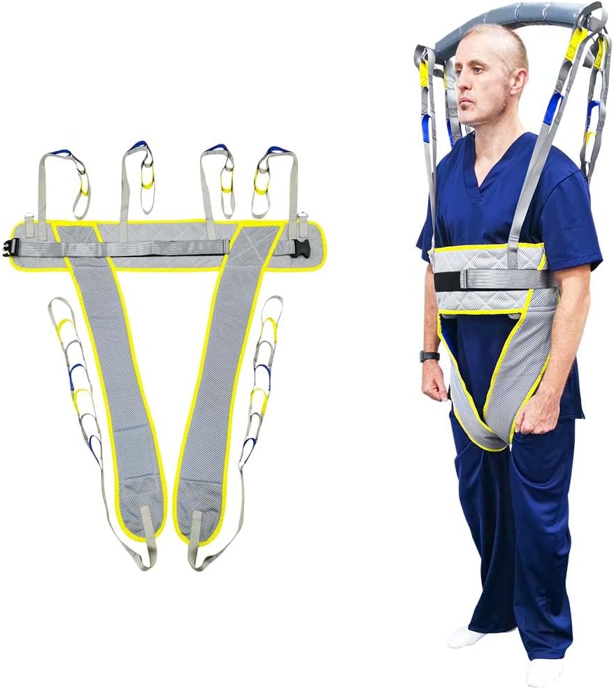 Ambulating Walking Sling for Patient Standing and Walking Training & Patient Lift Aid or Walking Aids Reusable and Washable (Medium)