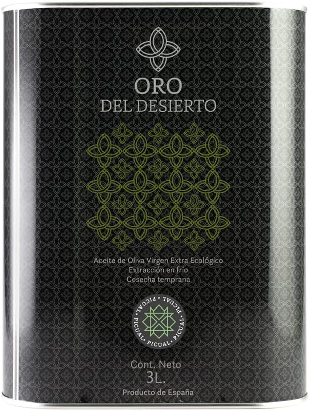 ORO DEL DESIERTO - Extra Virgin Olive Oil (Picual Variety) - Tin (3 Litres)
