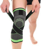 Vitoki Compression Knee Sleeve Knee Brace for Men & Women Knee Support for Running, CrossFit, Basketball, Pain Relief, Meniscus Tear Arthritis ACL MCL Faster Recovery Adjustable Strap Single Wrap