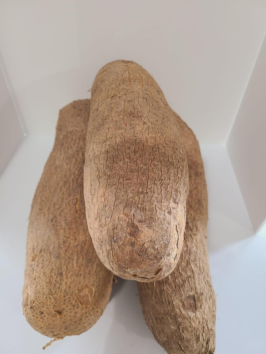Fresh African Ghana Puna Yam, NEW YAM Between 5-8Lbs (1-2 tubers) Note Item Sold by Weight not per piece Except When specify