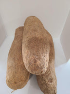 Fresh African Ghana Puna Yam, NEW YAM Between 5-8Lbs (1-2 tubers) Note Item Sold by Weight not per piece Except When specify