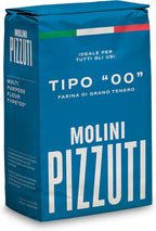 Molini Pizzuti Italian Tipo “00” Soft Wheat Flour – Ultra-Fine – All Natural for Pizza, Bread, Pasta, and Baking, 1 kg (2.2 lbs)
