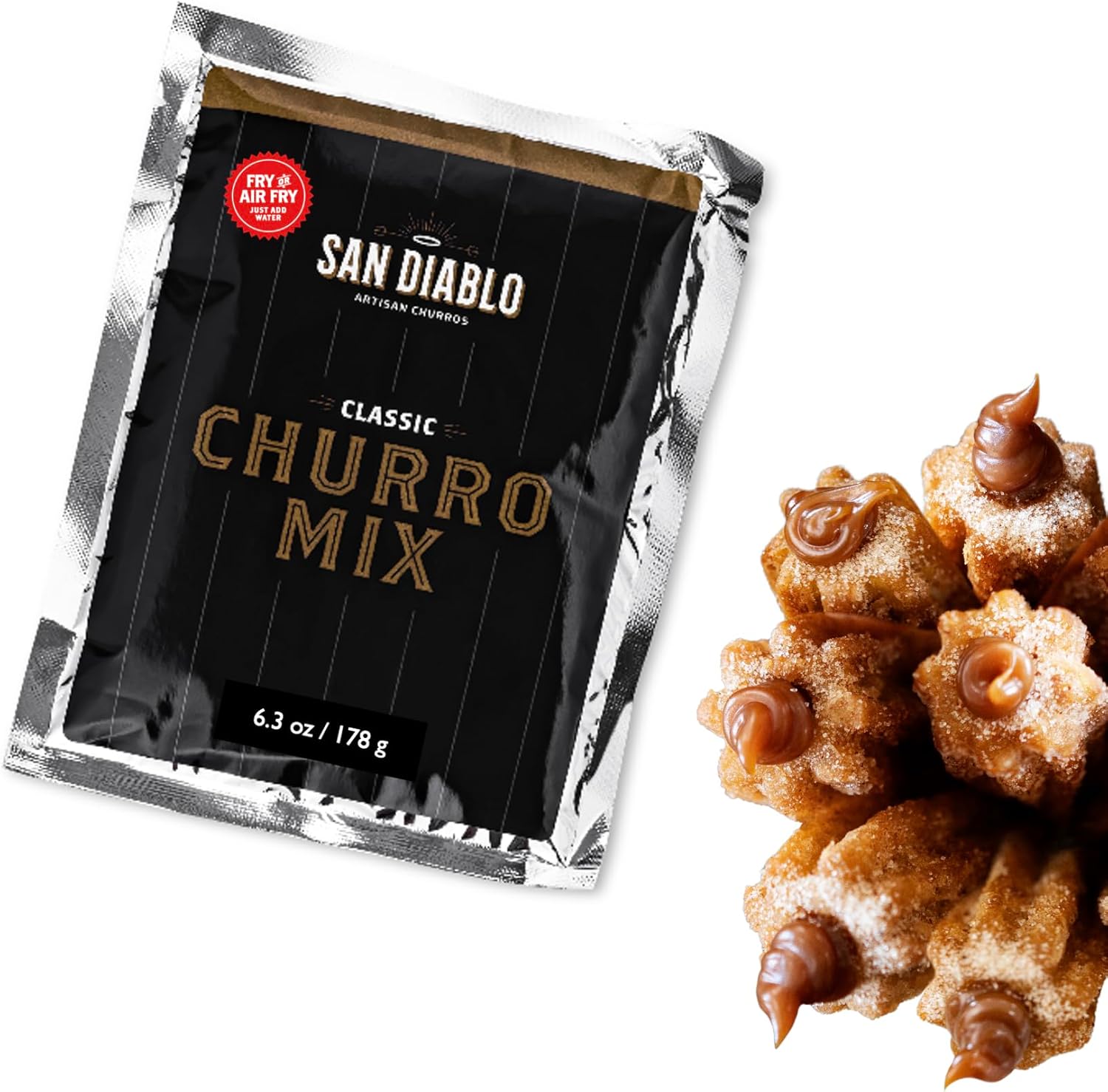 San Diablo Artisan Churros - Churro Mix: Classic Dry-Mix Churro Dough Packet