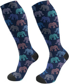 Computer Nerd Circuit Board CPU Socks For Women & Men Support Circulation For Nurse, Travel, Flight