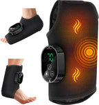 Foot Massager for Neuropathy Plantar Fasciitis Pain Relief, Cordless Heated Vibrating Cloud-Soft Ankle Wrap Feet Massage, Portable 2H Run Time, 6 Heats, 3 Modes, Auto-Off Timer, 1pcs