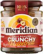 Meridian - Natural Hazelnut Butter Crunchy - 170g
