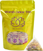 Hiherbs Womb Detox Fertility Tea for Women to Get Pregnant Fast, Herbal Fibroid Tea 10 Pcs Tea Bags Help to Relieve Menstrual & Period Cramps Uterus Warmer and Cleanse
