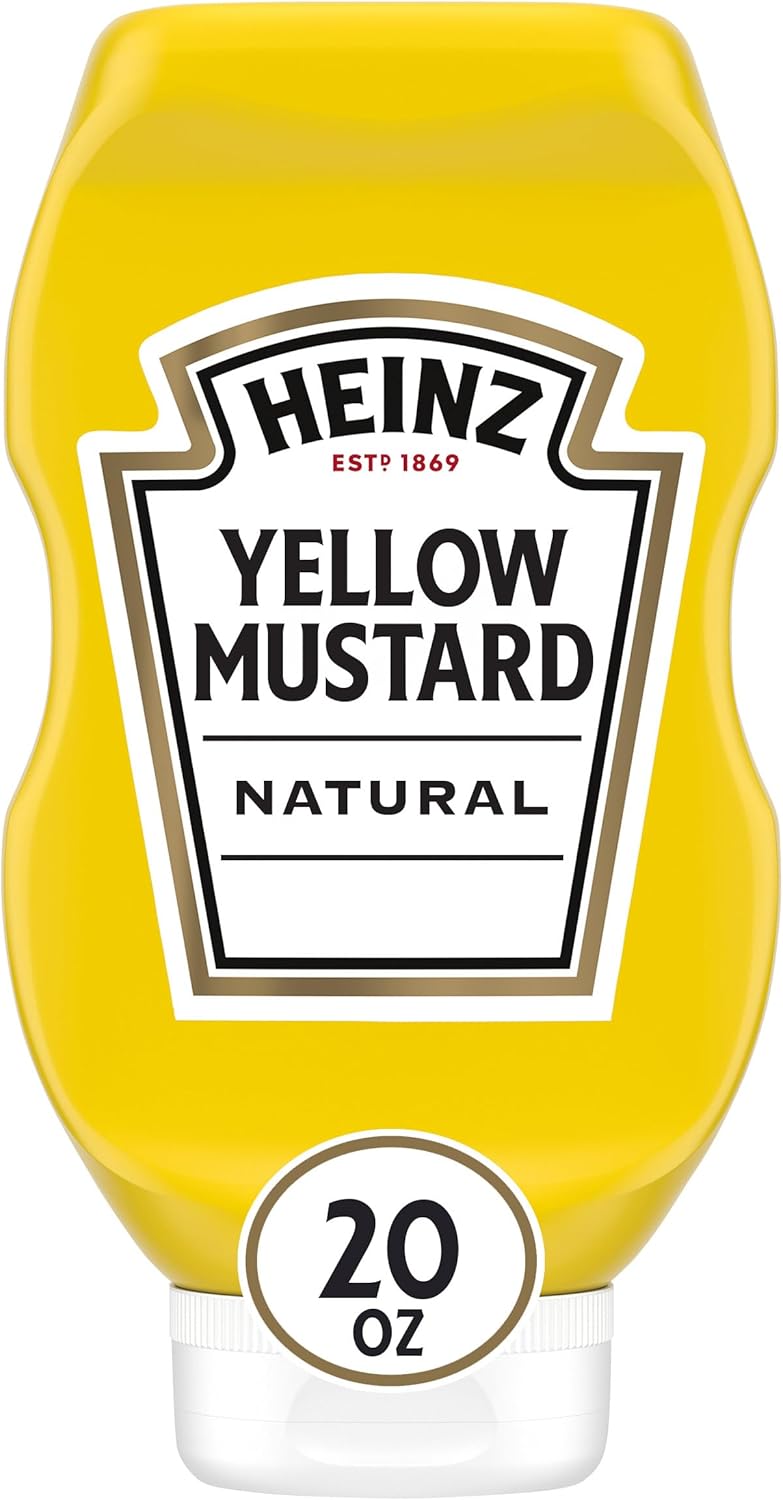 Heinz Yellow Mustard, 20 oz Bottle