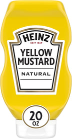 Heinz Yellow Mustard, 20 oz Bottle