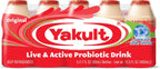 Yakult Probiotic Drink Original, 2.7 fl oz Bottle, Pack of 5