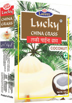LUCKY CHINA GRASS (COCONUT Flavor 100 gm)[Pack of 5]