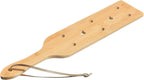 13.1inch Bamboo Paddle with Airflow Holes,Solid Durable Wooden Lightweight Paddle with Smooth Surface,Fraternity Or Sorority Greek Wood Paddle